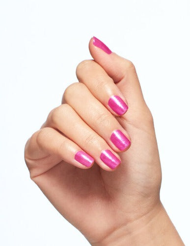 hands wearing S009 Spring Break The Internet Nail Lacquer by OPI