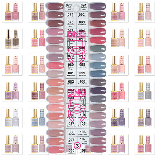 DND DC Gel & Polish Swatch Collection 3