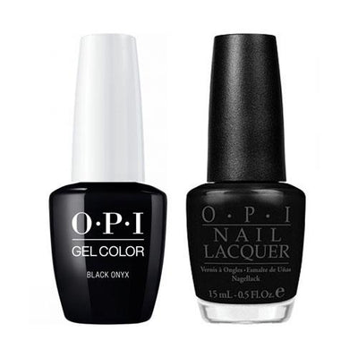 OPI Gel & Polish Duo:  T02 Black Onyx