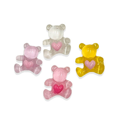 Nail Art Kawaii Charm Gummy Bears - Hearts