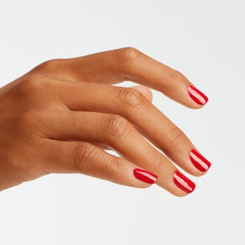 hands wearing A16 Thrill of Brazil Trio by OPI