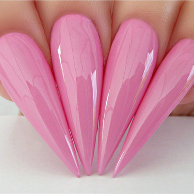 hands wearing 582 PINK TUTU Dip Powder by Kiara Sky