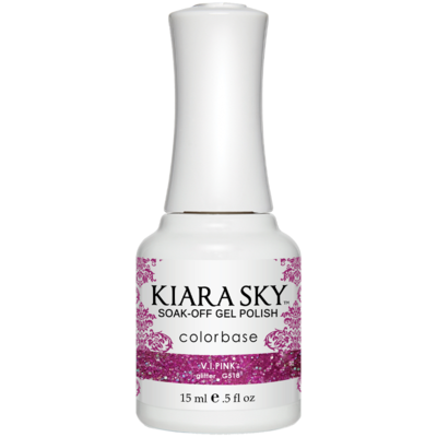 518 V.I Pink Gel Polish by Kiara Sky