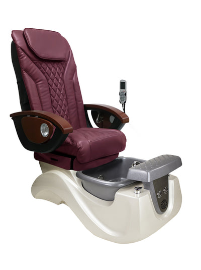Serenity II Pedicure EX-R Chair Spa with White/Silver Base