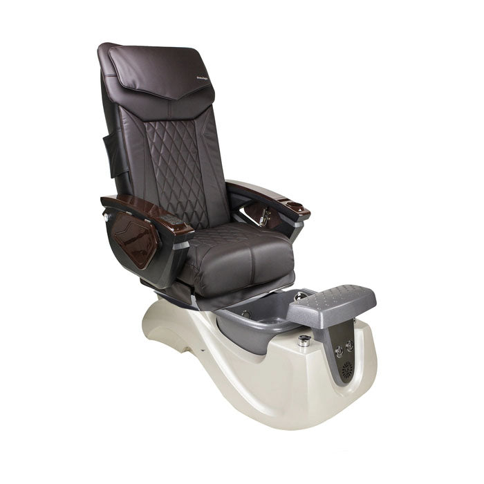 Serenity II Pedicure LX Chair Spa with White/Silver Base