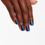 hands wearing I47 Yoga-ta Get This Blue! Nail Lacquer by OPI